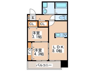 永楽ハイツの物件間取画像